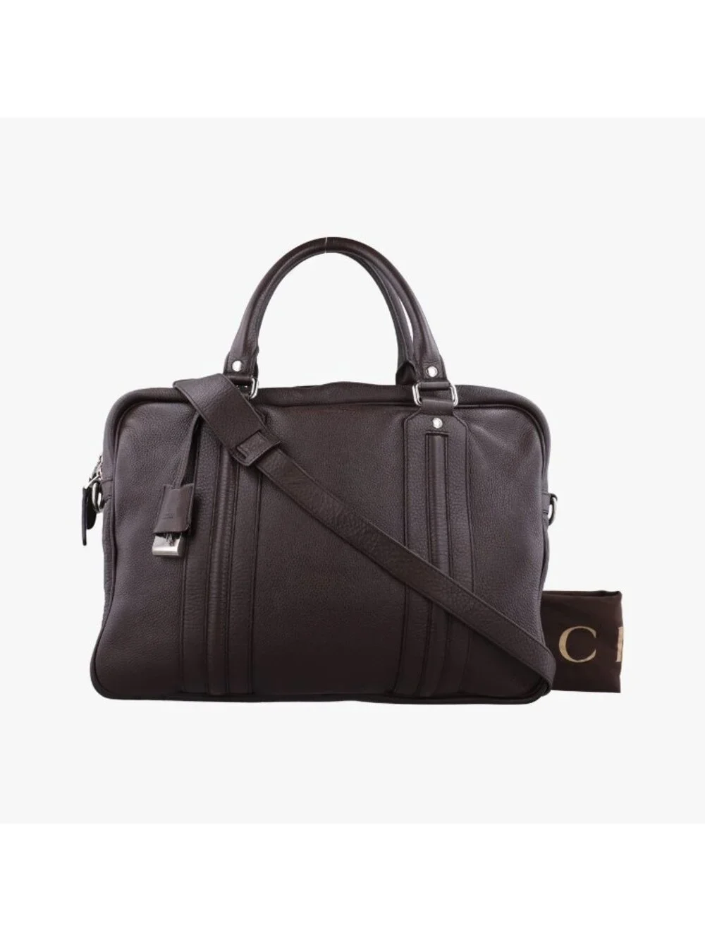 Gucci Business Briefcase Brown Leather